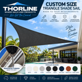 Custom size triangle shade sail. any size.